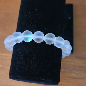 Clear Beaded Bracelet